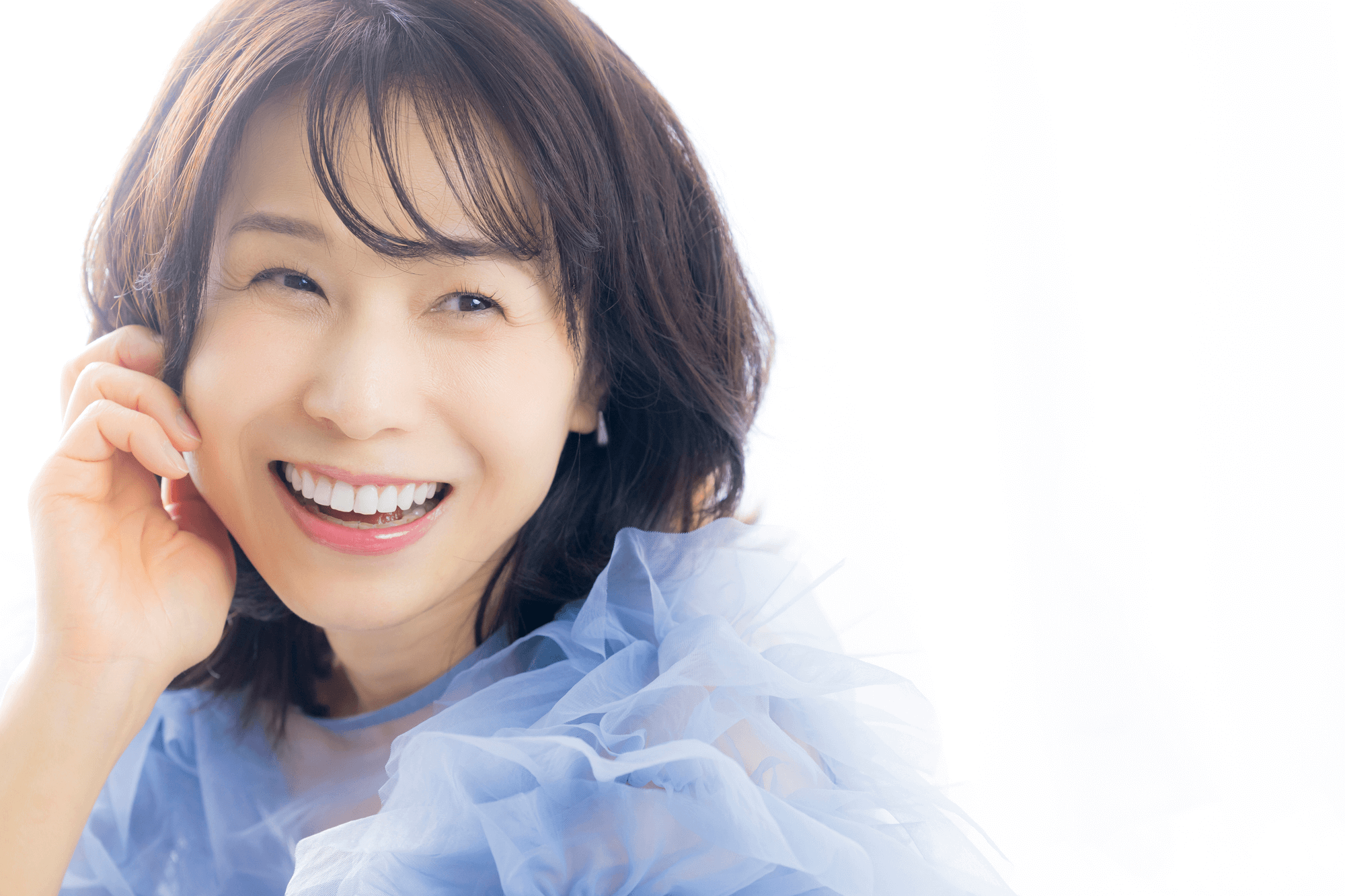 「全体的な髪の細さ」が気になる場合の薄毛が目立たない髪型のイメージ画像