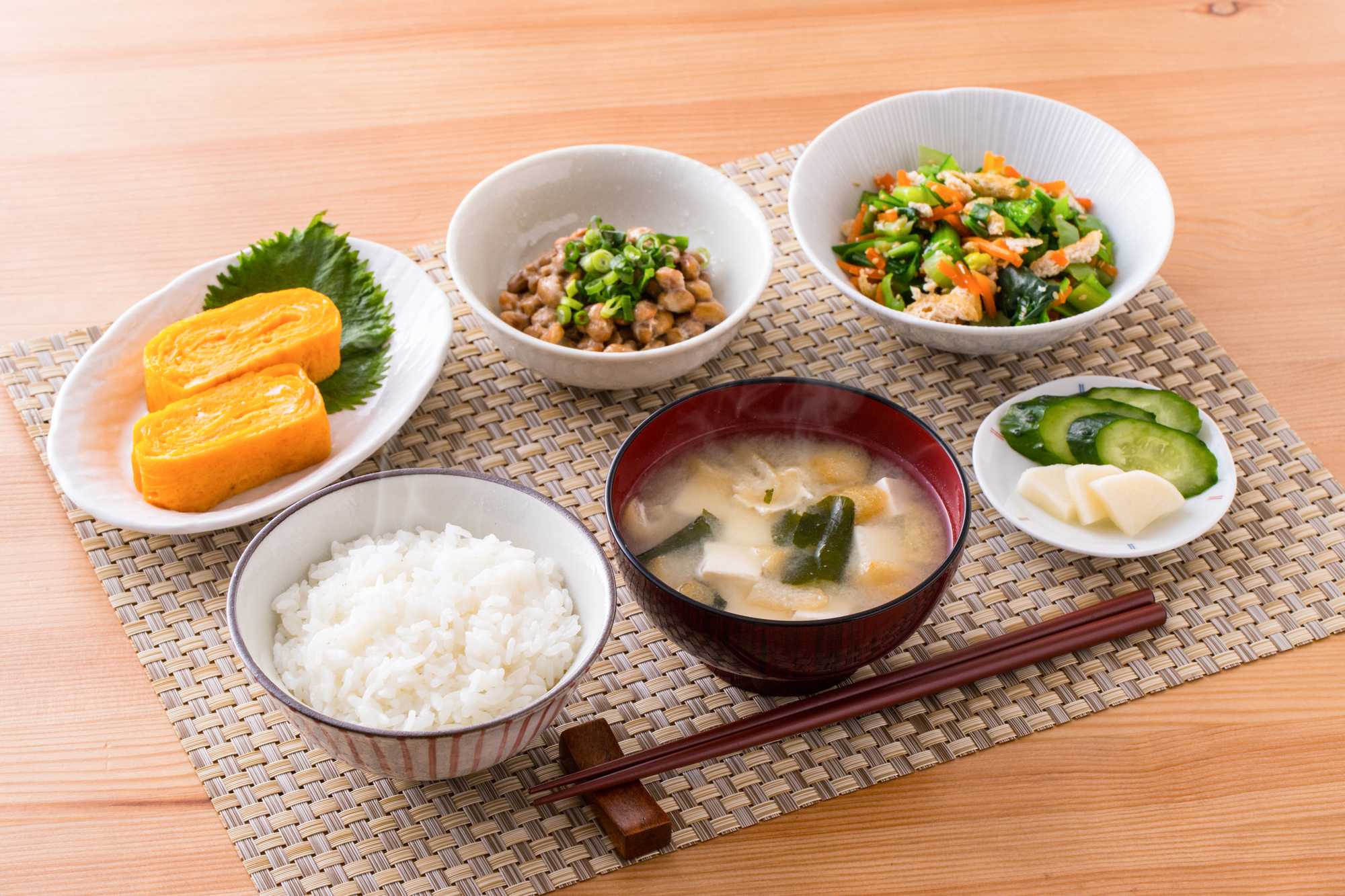 食物繊維が豊富な食生活のイメージ画像