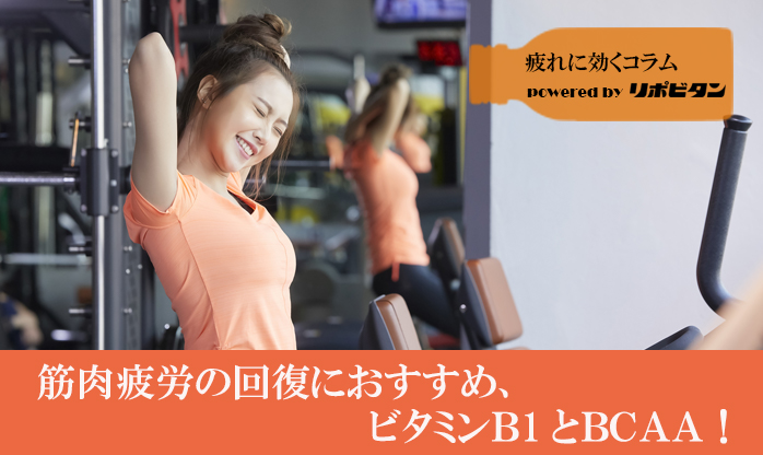 筋肉疲労・筋肉痛にはビタミンB1とBCAA！