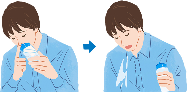鼻洗浄の方法
