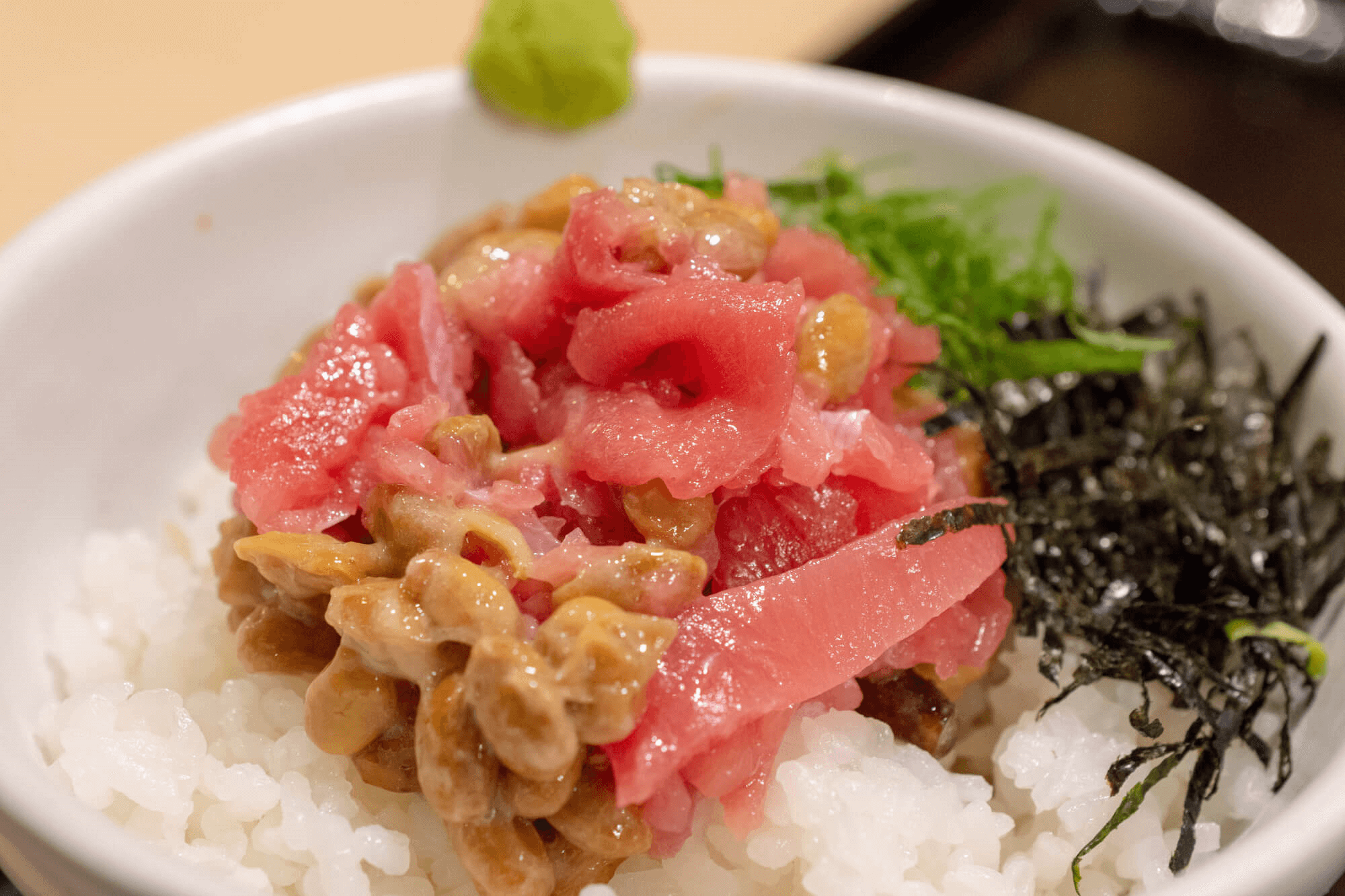 マグロ納豆丼