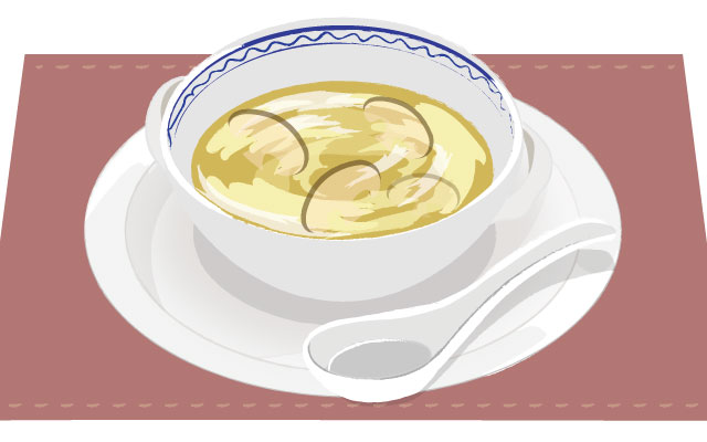 簡単ヘルシー！しいたけと卵のスープ