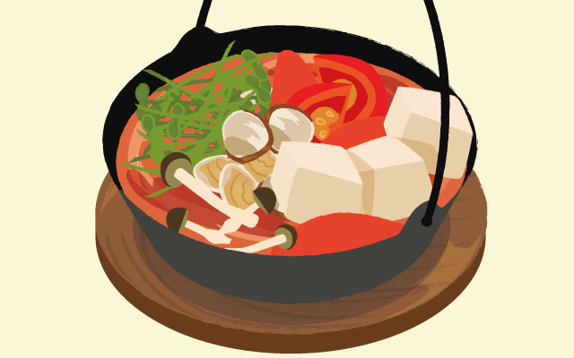 トマトのチゲスープ