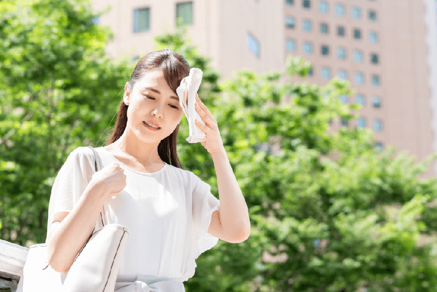 深部体温を下げることは熱中症対策にも