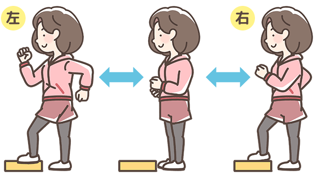 ② 踏み台運動