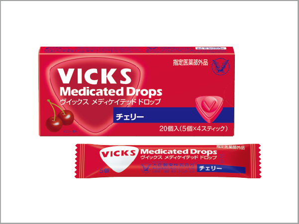 VICKS Medicated DROPS CHERRY
