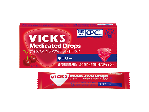 VICKS Medicated DROPS CHERRY