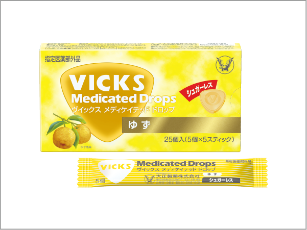 VICKS Medicated DROPS SUGARLESS CITRON