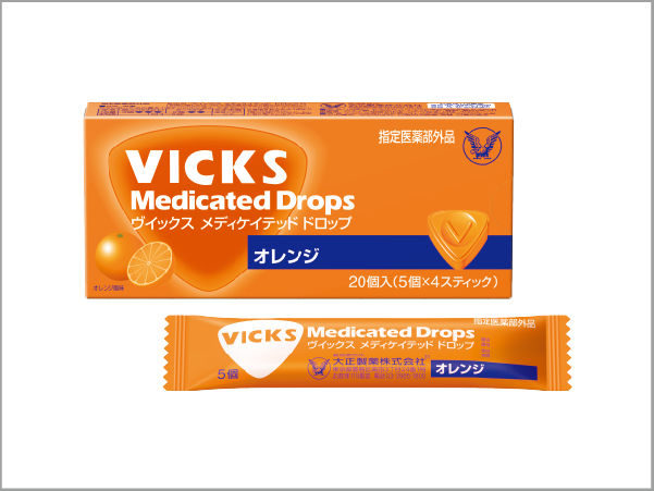 VICKS Medicated DROPS ORANGE