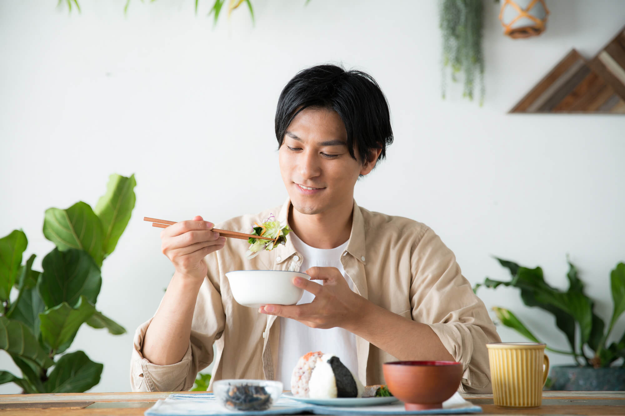 白髪改善に毎日の食事を見直す