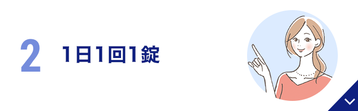 1日1回 1錠