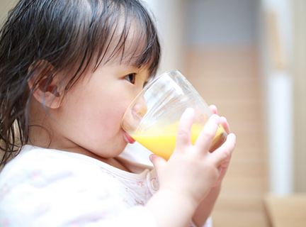 発熱しているときには何を食べさせる？