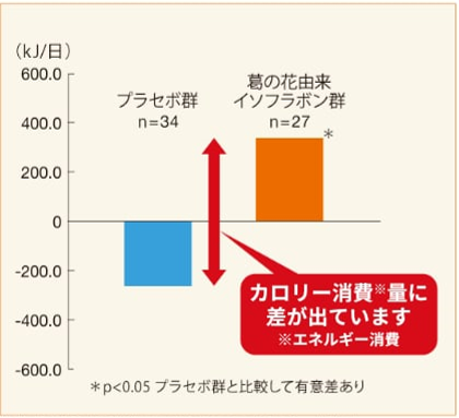 日常生活活動時や軽度な運動時のカロリー消費を高める機能がある！