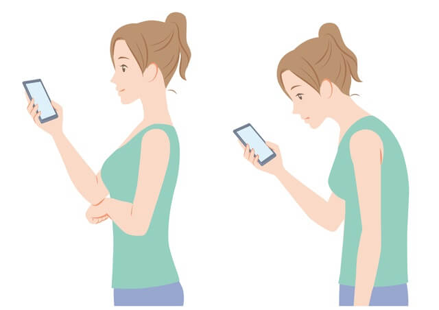 正しいスマホの持ち方