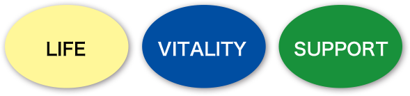 LIVITA（LIFE VITALITY SUPPORT）は、 お客様がいきいきと健康に暮らせるよう、 手軽にケアできるトータルブランドです。
