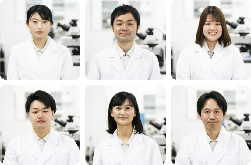 大正製薬リアップ研究員6人の写真