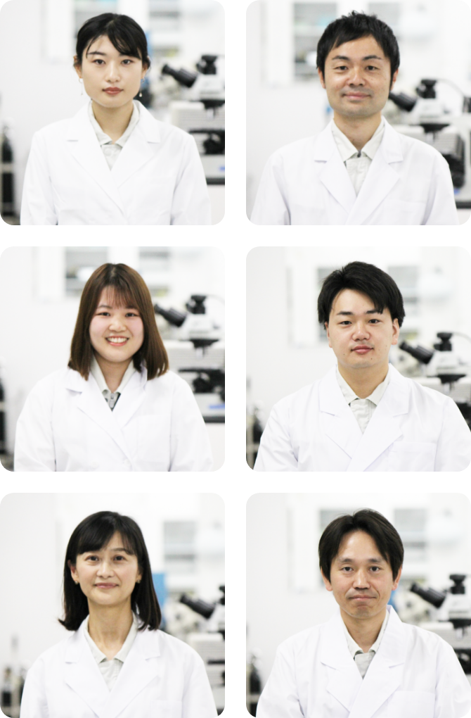 大正製薬リアップ研究員6人の写真