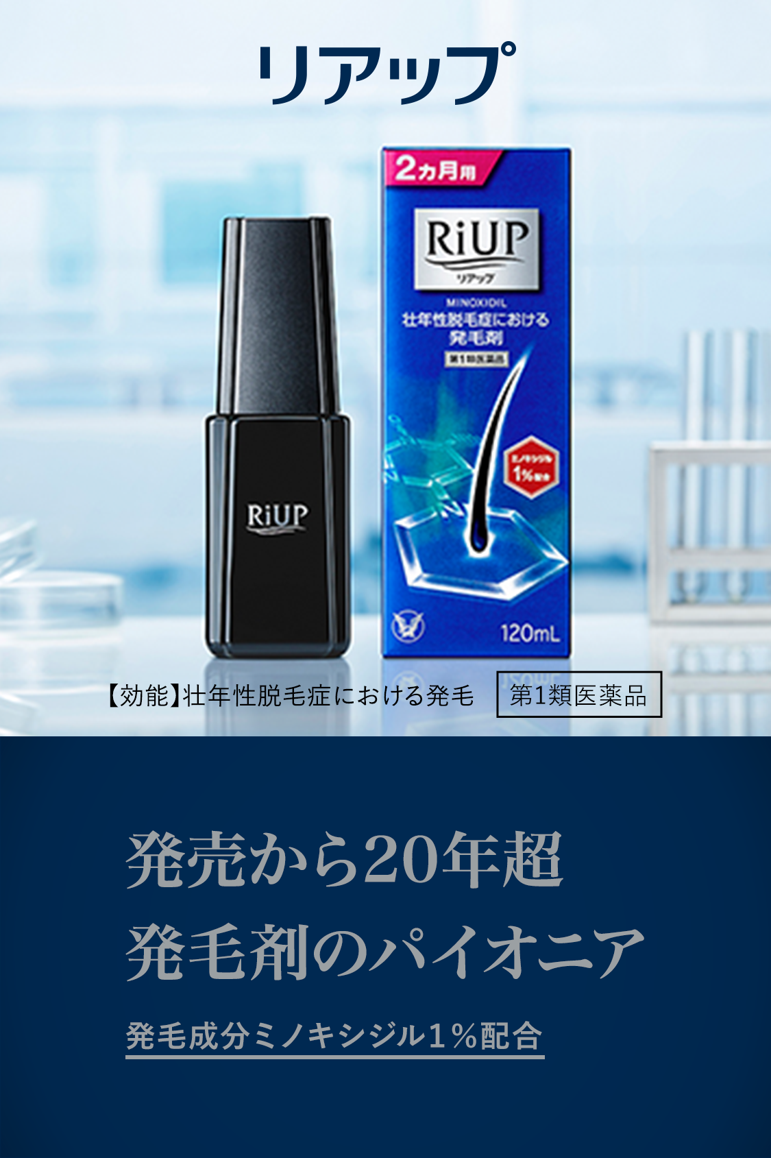 発毛剤のパイオニア「リアップ」