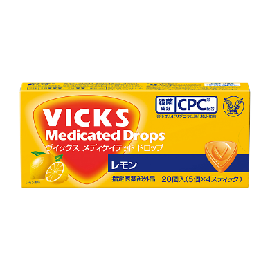 ヴィックス メディケイテッドドロップスのパッケージ画像