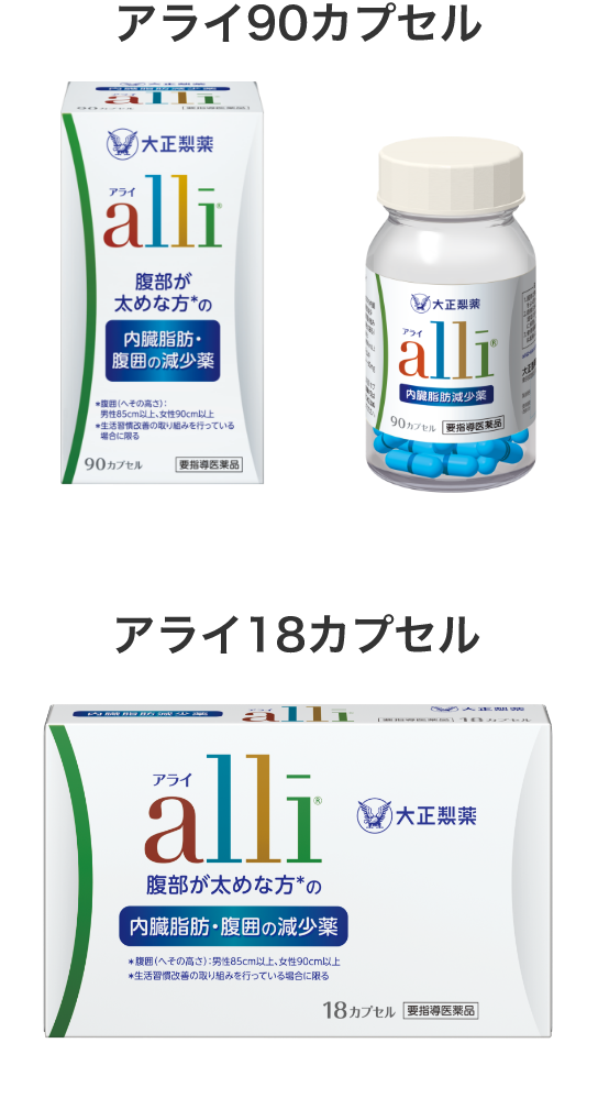 アライ90カプセル　アライ180カプセル