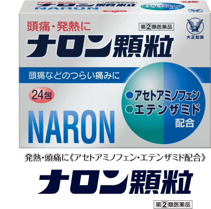 発熱・頭痛に〈アセトアミノフェン・エテンザミド配合〉ナロン顆粒