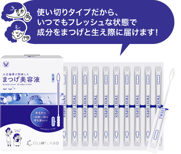 まつげ美容液｜クリニラボ｜ 大正製薬