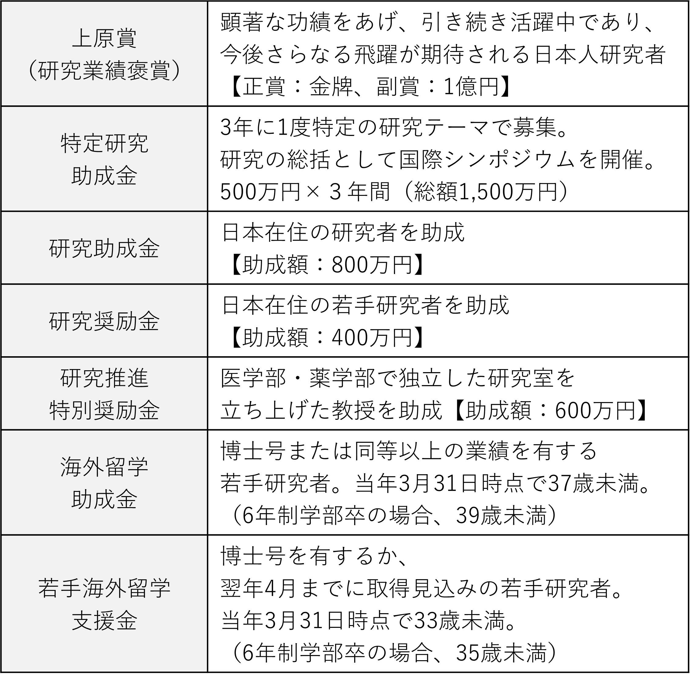 研究支援内容