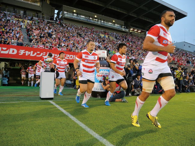 ⒸJRFU,2015 リポビタンＤチャレンジカップ2015（VSウルグアイ）