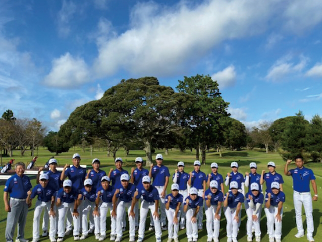 日本高等学校ゴルフ連盟に加盟するジュニアゴルファー