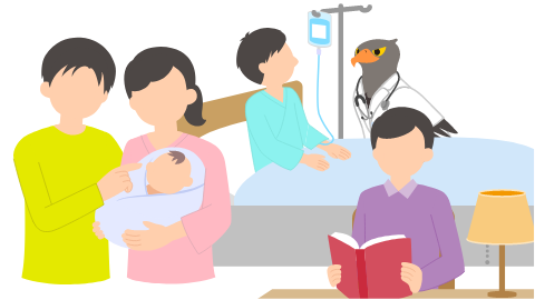 従業員の私生活のイメージ