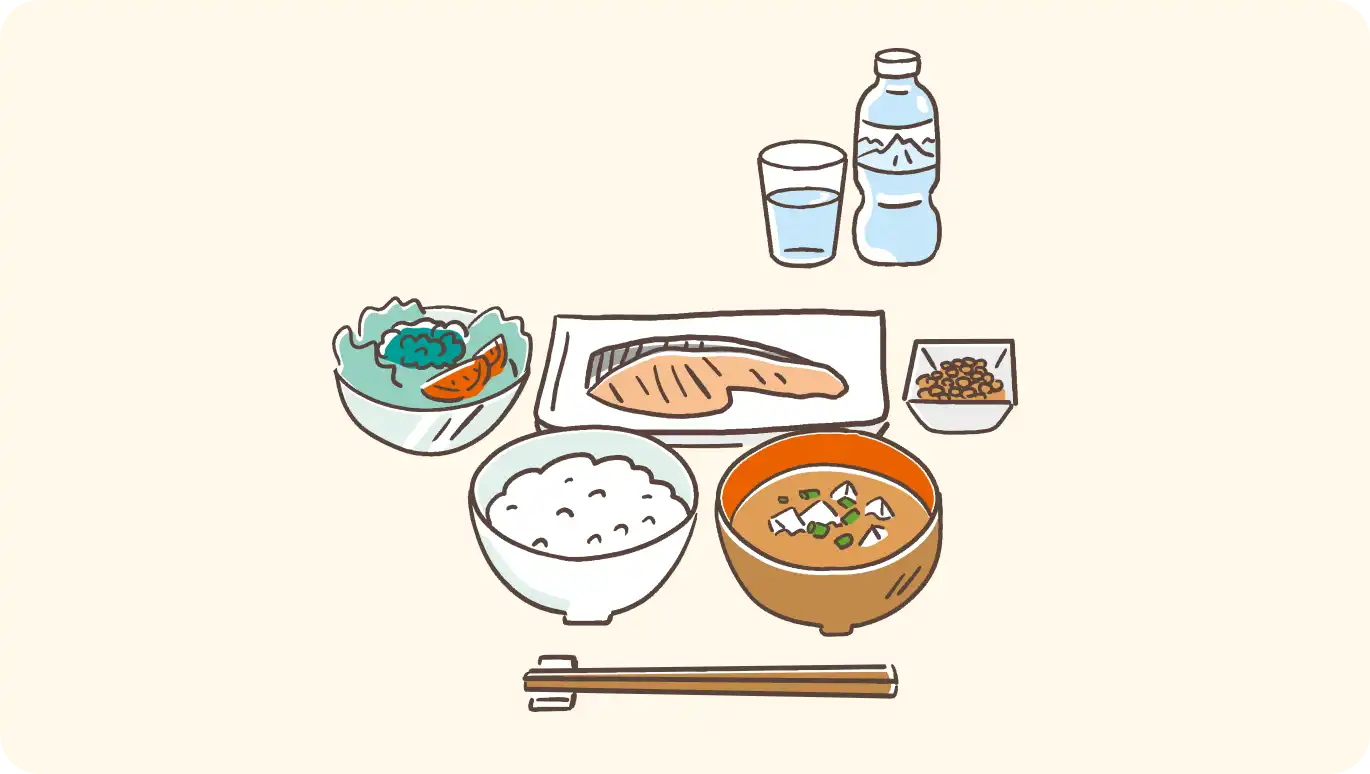 バランスの良い食事のイラスト